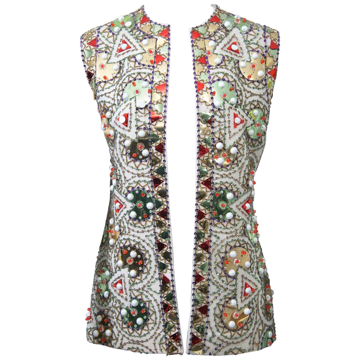Lilli Ann 1960s Embellished Vest