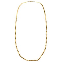 Napier Gold Plated Reticulated Geometric Necklace Vintage