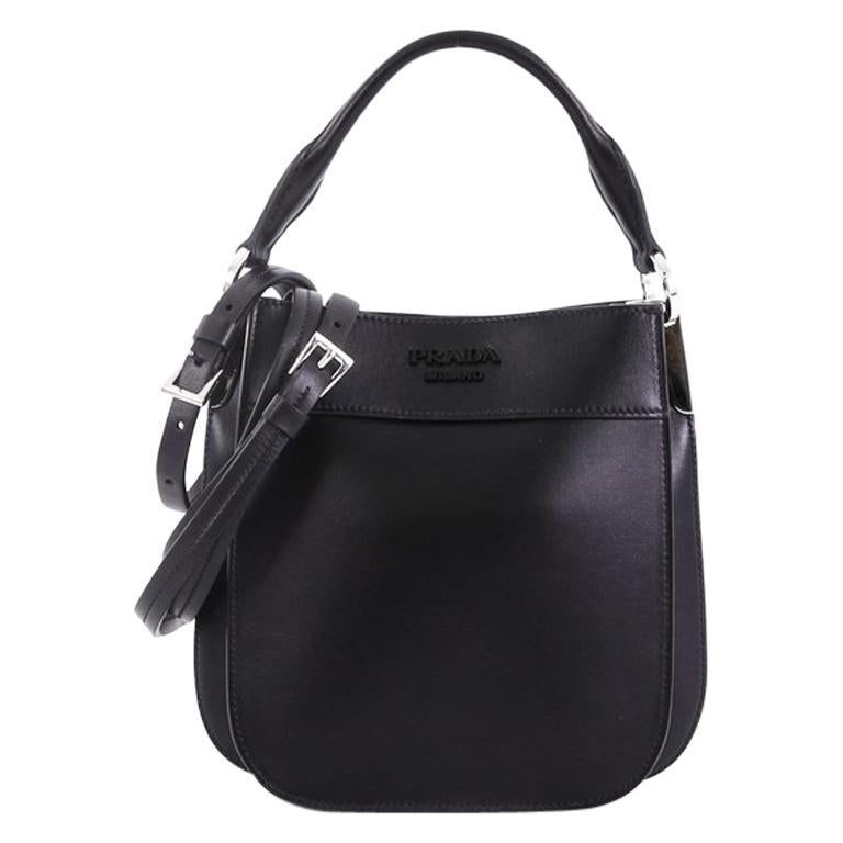 Prada Margit Hobo Bag Leather Small at 1stDibs