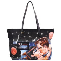 Prada Impossible True Love Tote Printed Tessuto Large