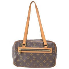 Louis Vuitton Monogram Cite Mm 866251 Brown Coated Canvas Shoulder Bag