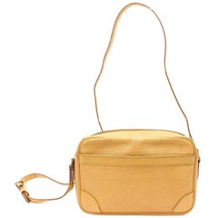 Vintage Louis Vuitton Trocadero Beige Epi 865885 Yellow Leather Cross Body Bag
