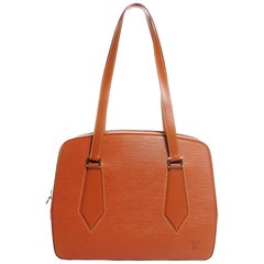 Louis Vuitton Voltaire ( Rare ) Epi 865751 Brown Leather Shoulder Bag