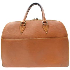 Louis Vuitton Sorbonne Epi 865760 Brown Leather Satchel