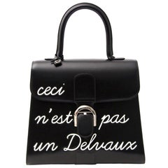 Brand New Delvaux  L'Humour Brillant MM "Ceci N'est Pas Un Delvaux"