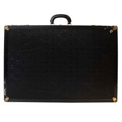 Used MCM Black Monogram Travel Luggage Case