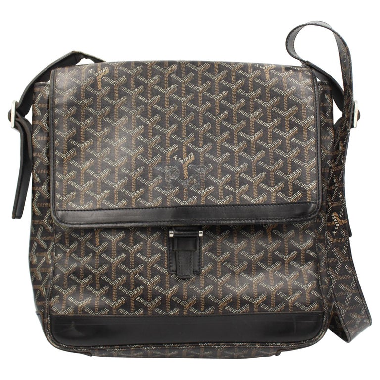 Goyard Vintage Black Small Men's Messenger at 1stDibs