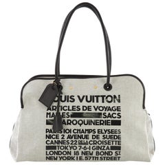 Louis Vuitton Articles de Voyage Malles Handbag Canvas