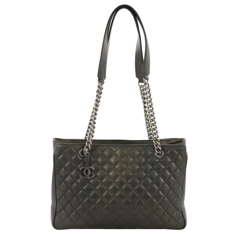 Chanel Rock in Rome Shopping Tote Quilted Goatskin Large at 1stDibs ...