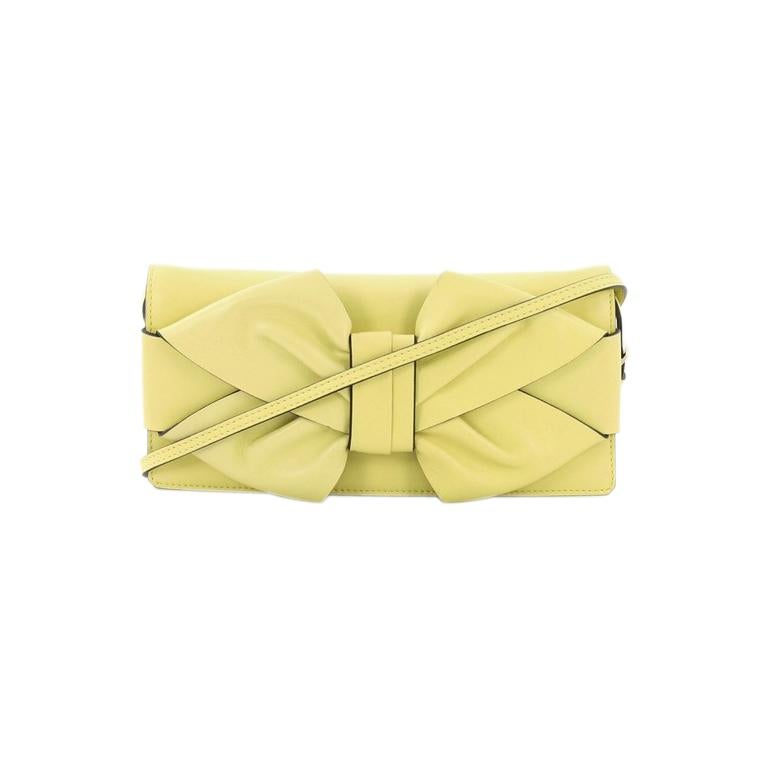 Valentino Bow Crossbody Bag Leather Small