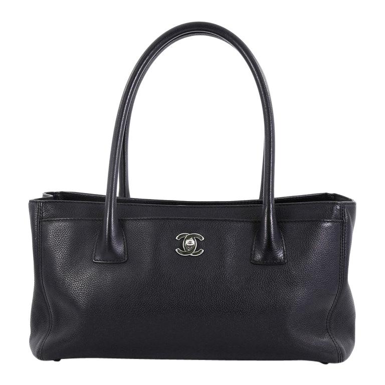 CHANEL calfskin cerf executive tote