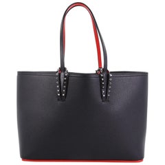 CHRISTIAN LOUBOUTIN Cabata Nano embellished printed leather tote