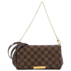 Used Louis Vuitton Favorite Handbag Damier PM