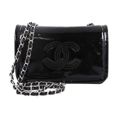 Chanel Lipstick Flap Crossbody Bag Patent Vinyl Mini