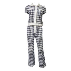 An André Courrèges Pant Suit numbered 0514895 and 579326 Taty Style Circa 1969