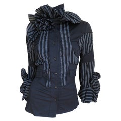 Antonio Berardi Neue Hemdjacke mit Farbblockmuster