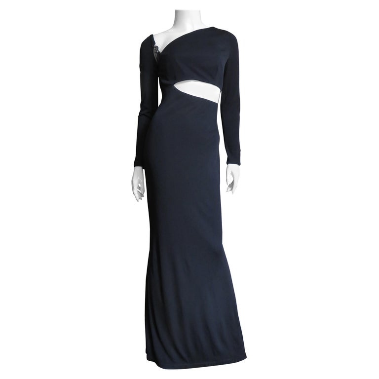 Gianni Versace Cut out Gown 1990s For Sale at 1stDibs | versace cut out ...
