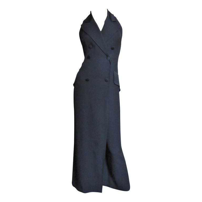 Moschino Halter Tux Jumpsuit For Sale at 1stdibs