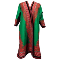 A Woolen Appliqué Coat - Turkmenistan Circa 1950