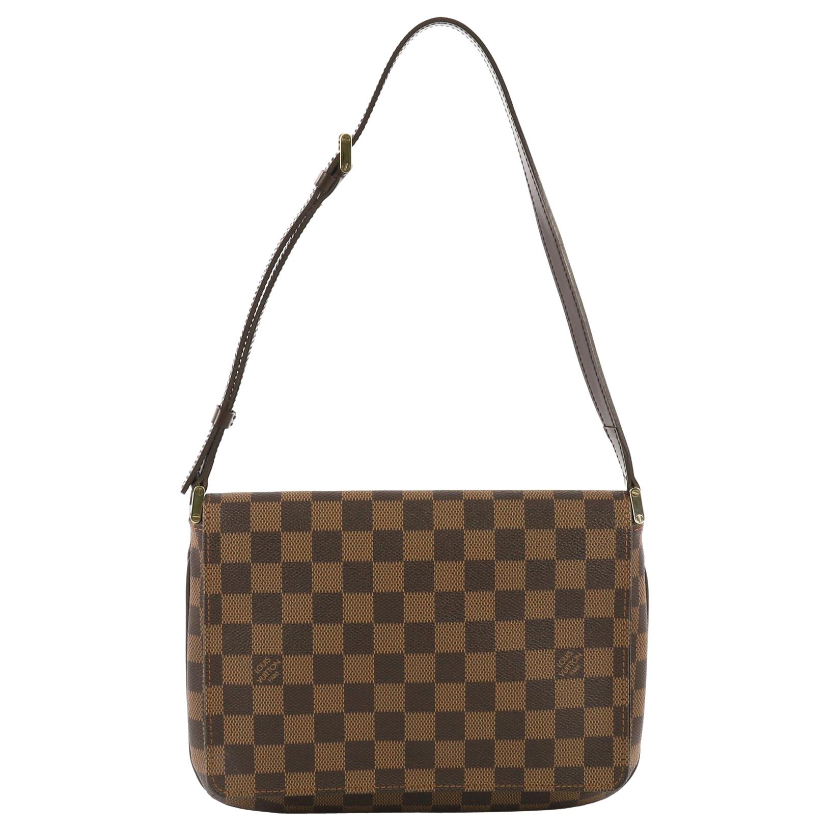 Louis Vuitton Musette Tango Handbag Damier