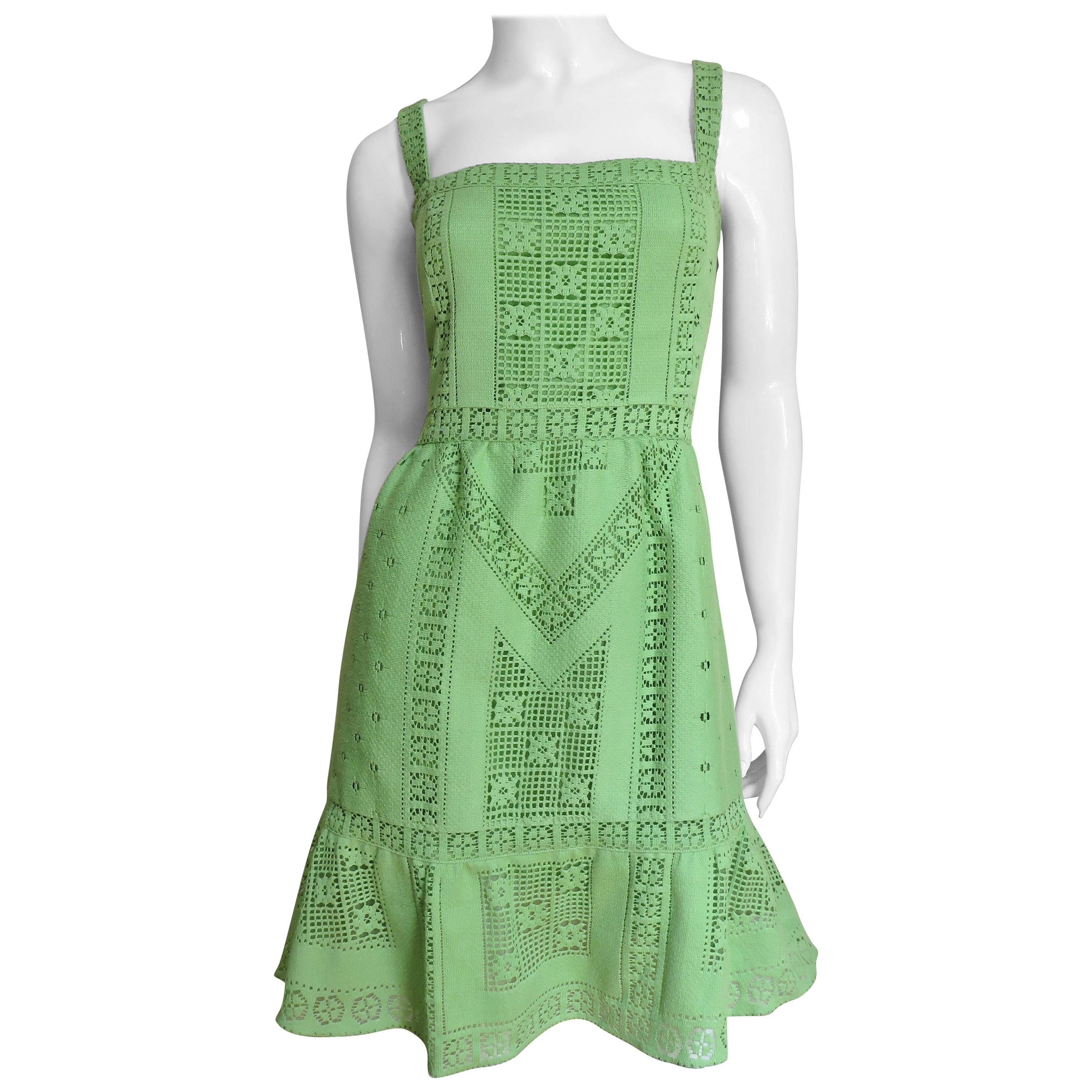 valentino lime dress
