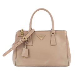 Prada Double Zip Lux Tote Saffiano Leather Medium