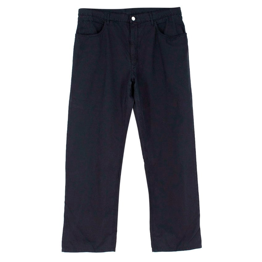 Loro Piana Men's Dark Blue 5 Tasche Slim Jeans Size 40 For Sale at 1stDibs