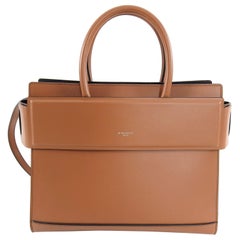 Givenchy Brown Small Structured Horizon Shoulder Bag