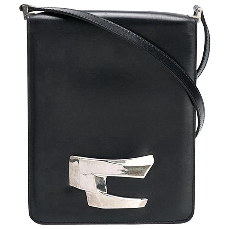 Pierre Cardin chrome handbag, 1960s For Sale