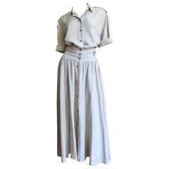 Vintage Byblos Silk Shorts Romper & Overskirt 11