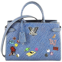 Louis Vuitton Twist Tote Limited Edition Pins Embellished Epi Leather 