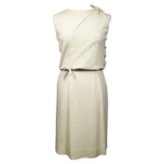 A Pierre Balmain woollen Couture Dress Numbered 182888 - Spring Summer 1963