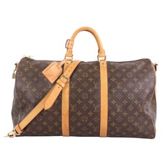 Louis Vuitton Keepall Bandouliere Bag Monogram Canvas 50