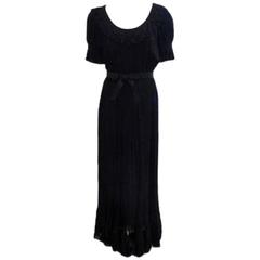 Christian Dior Haute Couture Pleated Chiffon Gown, Betsy Bloomingdale 1974 3