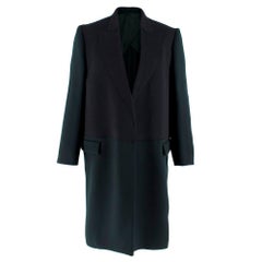 Celine Colour Block Wool & Cashmere Blend Coat 40