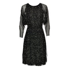 Gucci 90th Anniversary Ad Runway Vidéo Robe en soie F/W 2011 Taille 40