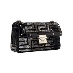 GIANNI VERSACE COUTURE Crystal Embellished Shoulder Bag