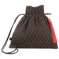 Louis Vuitton Explorer Shoulder Bag Pleated Monogram Canvas MM