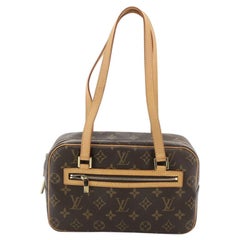 Louis Vuitton Cite Handbag Monogram Canvas MM 