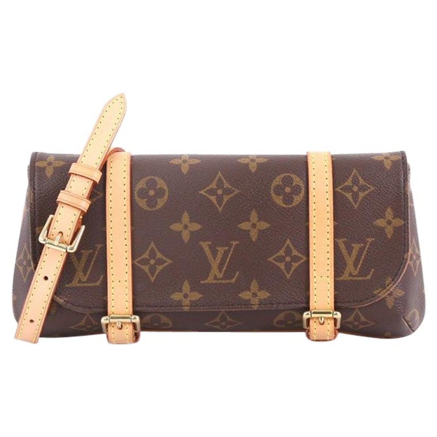 Louis Vuitton - Authenticated Marelle Handbag - Cloth Beige for Women, Very Good Condition