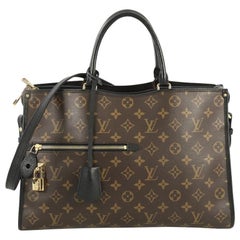 Louis Vuitton Handbag Monogram Popincourt Brown Canvas Women's M40009  Auction