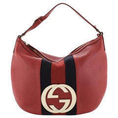 Gucci Blondie Web Hobo Leather Large