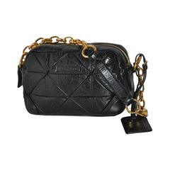 Marc Jacobs Black Calfskin Quilted with Gold Hardware Shoulder Bag 11