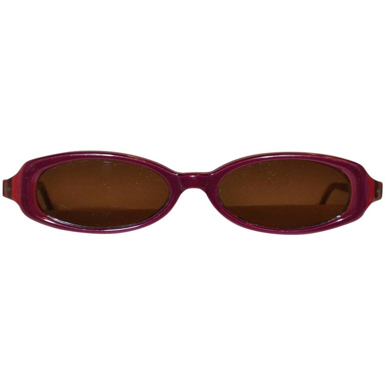 Jean Lafont Autumn Brown Over Gold Hardware Frame Sunglasses  display picture 1