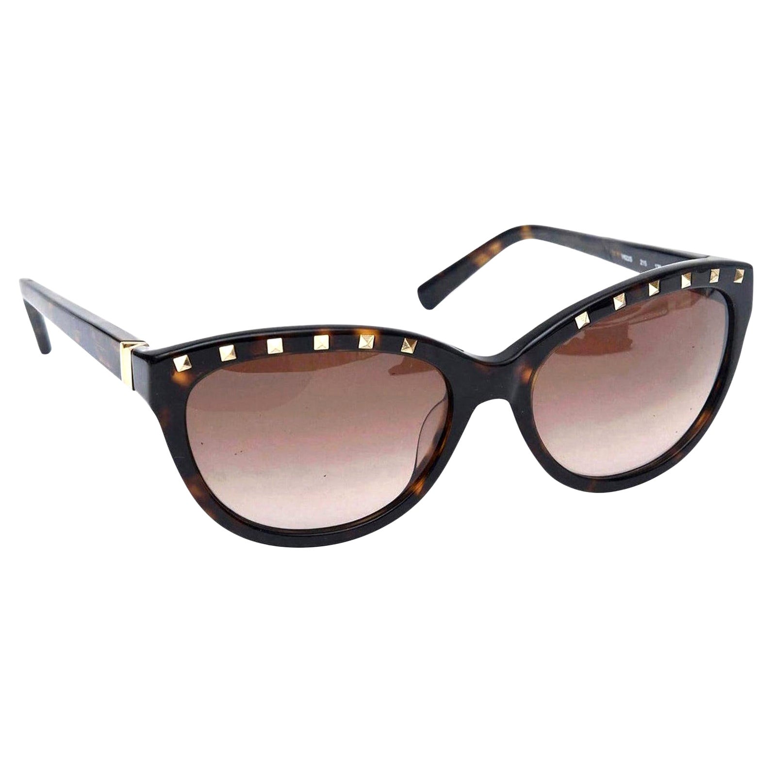 Valentino Nieten-Sonnenbrille Italienisch im Angebot