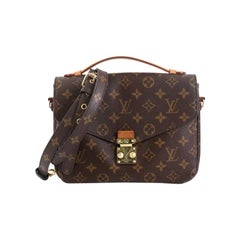 NEW Louis Vuitton Pochette Metis Monogram Canvas Hand Bag with Strap at  1stDibs