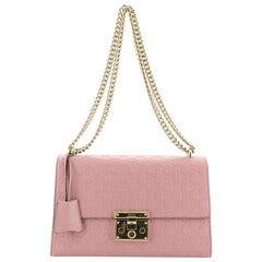 Gucci Padlock Shoulder Bag Guccissima Leather Medium