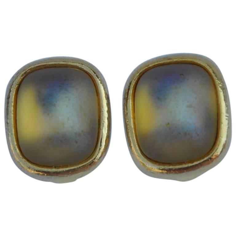Givenchy Gold with Golden Center Ear Clips