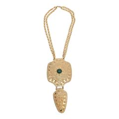Signed Napier Egyptian Revival Sculptural Necklace 10
