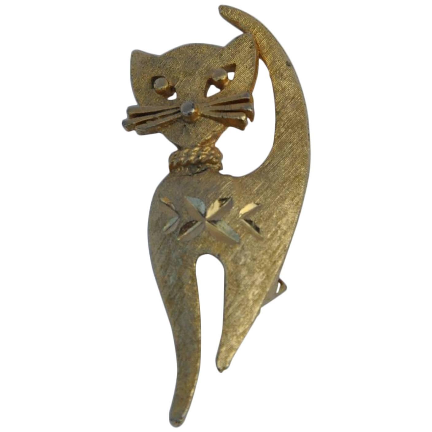 Mamselle "Kitty Cat" Brooch For Sale